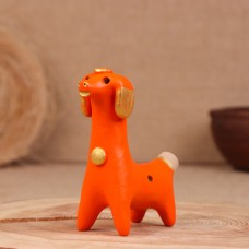 Абашевская игрушка «Собачка», свистулька, фигурка, 11×5×12 см, Кукушкин И.И.