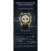 Часы наручные, d-5.1 см, водонепроницаемые, хронограф, ремешок силикон, светящиеся