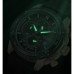 Часы наручные мужские, d=4.6 см, длина l=26 см, с хронографом, 3 АТМ, светящиеся