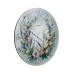 Часы настенные Lavanda, прованс, интерьерные, плавный ход, d=45 см, цветочный дизайн