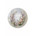 Часы настенные Lavanda, прованс, интерьерные, плавный ход, d=45 см, цветочный дизайн