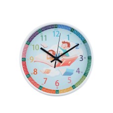 Часы настенные детские «Ученье свет», плавный ход, d-25 см