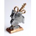 Часы настольные интерьерные, «Скрипка», на батарейках, 14×8.2×24.5 см, d-5 см