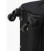Чемодан на колёсах Royalbag маленький 46 л (S), на молнии, с увеличением, кодовый замок, 4 колеса, чёрный