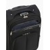 Чемодан на колёсах Royalbag маленький 46 л (S), на молнии, с увеличением, кодовый замок, 4 колеса, чёрный