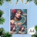 Новогодняя декупажная карта 