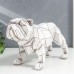 Фигурка 3D полистоун «Английский бульдог», беж, 15×11×28 см