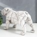 Фигурка 3D полистоун «Английский бульдог», беж, 15×11×28 см