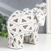 Фигурка 3D полистоун «Слон Геометрия», 19×11×25.5 см