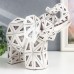 Фигурка 3D полистоун «Слон Геометрия», 19×11×25.5 см
