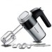 Миксер BRAYER 1302BR, ручной, 800 Вт, 5 скоростей, 2 насадки, черно-серый