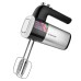 Миксер BRAYER 1302BR, ручной, 800 Вт, 5 скоростей, 2 насадки, черно-серый