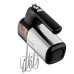 Миксер BRAYER 1302BR, ручной, 800 Вт, 5 скоростей, 2 насадки, черно-серый