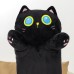 Мягкая игрушка-подушка «Кот», 90 см, цвет чёрный