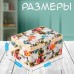 Шкатулка для рукоделия и шитья «Птицы в розовом саду», хранение ниток, иголок, мелочи, 19×26×14.5 см
