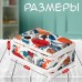 Шкатулка для рукоделия и шитья «Тропические листья», хранение ниток, иголок, мелочи, 24х16х11 см