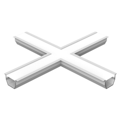 Соединитель угловой X-образный встраиваемый 6063 LINE 3525 IN 0273013