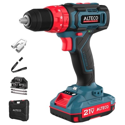 Шуруповерт ALTECO дрель аккумуляторная CID 21-35 ударная
