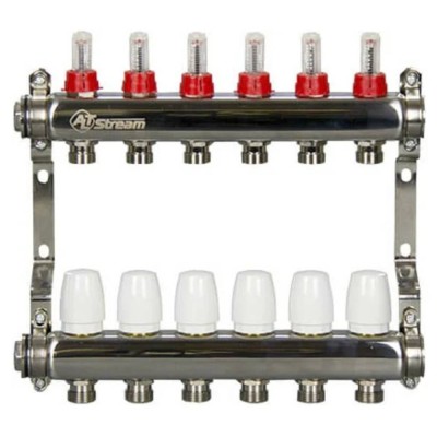 Группа коллекторная ALTSTREAM с расходомерами, сталь 1