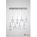Каскадная люстра AM Group AM355-8CLEAR