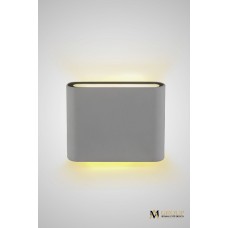 Уличный настенный светильник AM Group AM243-2X5W WH 4000K