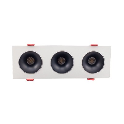 Встраиваемый светильник AM Group AM480-3 BK+WH 23,1W