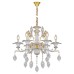 Подвесная люстра AM Group CLEOPATRA SP6 WH+GL