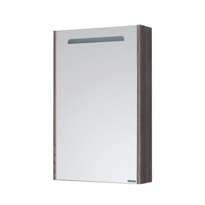 Зеркальный шкаф AQUATON Сильва 50 дуб макиато 1A215502SIW5L