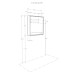 Зеркало AQUATON Капри 80 Таксония темная 1A230402KPDB0