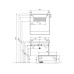 Зеркало AQUATON Капри 80 Таксония темная 1A230402KPDB0