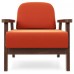  Кресло Флори Velvet Орех Orange