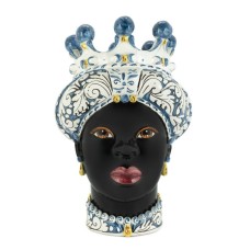 Ваза Abhika Moro Lady Ornate blue