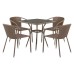 Набор уличный T282BNT/Y137C-W56 Light Brown 4Pcs