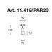Настенный светильник Aldo Bernardi 11.208/22