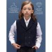 Жилет детский Amarobaby Study Smart, рост 152 см, цвет синий
