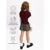 Жилет для девочки Amarobaby Knit, рост 122 см, цвет бордовый
