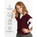 Жилет для девочки Amarobaby Knit, рост 122 см, цвет бордовый