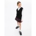Жилет вязаный для мальчика Amarobaby Pure Love School, рост 128-134 см, цвет чёрный
