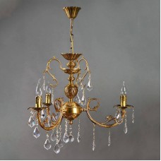 Подвесная люстра Ambiente Alicante 8888/3 AB Leaf Crystal