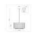 Подвесная люстра Ambrella Light High Light Crystal LH41001
