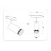 Трековый магнитный светильник Ambrella Light Track System ZOOM GV1571