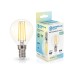 Филаментная светодиодная лампа Ambrella Light Bulbing E14 11W 4000K шар 451134
