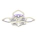 Потолочная светодиодная люстра Ambrella Light Acrylica Ice FA283