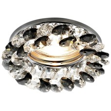 Встраиваемый светильник Ambrella Light Crystal K206 BK/CH