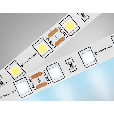 Светодиодная лента Ambrella Light Illumination 24В 5050 14,4Вт/м 6500K 5м IP20 GS4003
