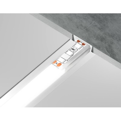 Алюминиевый встраиваемый профиль Ambrella Light Alum Profile GP1001WH