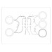 Потолочная люстра Ambrella Light Acrylica Original FA3808
