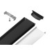 Алюминиевый накладной профиль Ambrella Light Alum Profile GP1600BK
