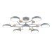 Люстра на штанге Ambrella Light Linetech Comfort FL4865