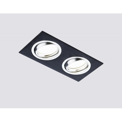 Встраиваемый светильник Ambrella Light Standard Spot A601/2 BK